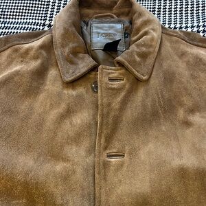 JCrew Suede Light Brown Barn Coat